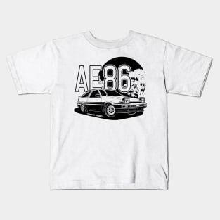 AE86 TRUENO (Black Print) Kids T-Shirt